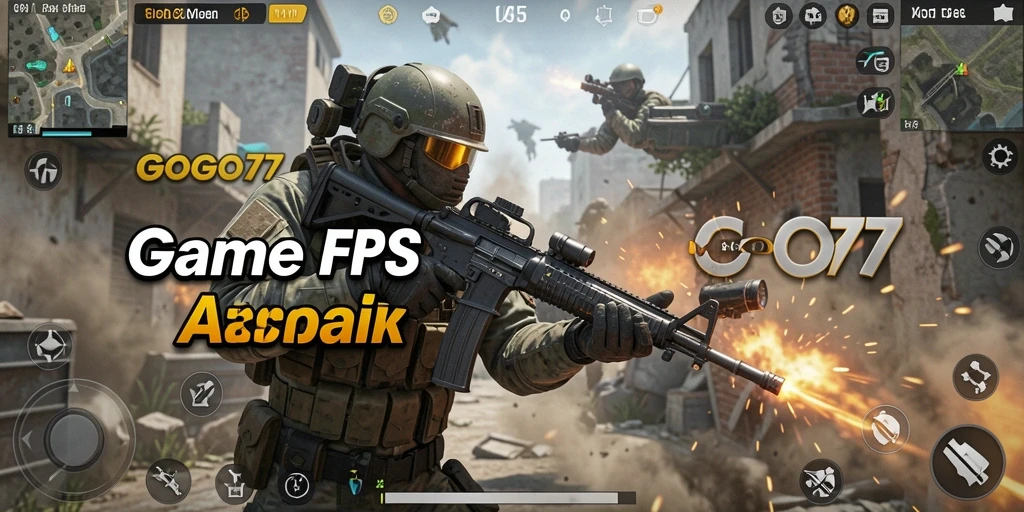 Screenshot gameplay GOGO77 menampilkan aksi tempur yang intens dan mendebarkan.