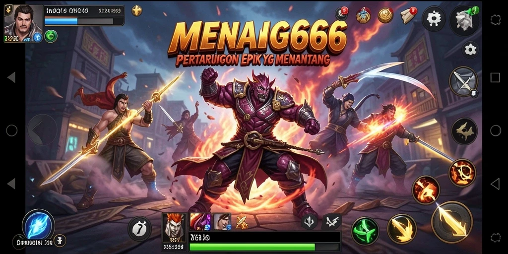 Tampilan menarik saat pertarungan di MENANG666 dengan aksi yang dinamis.