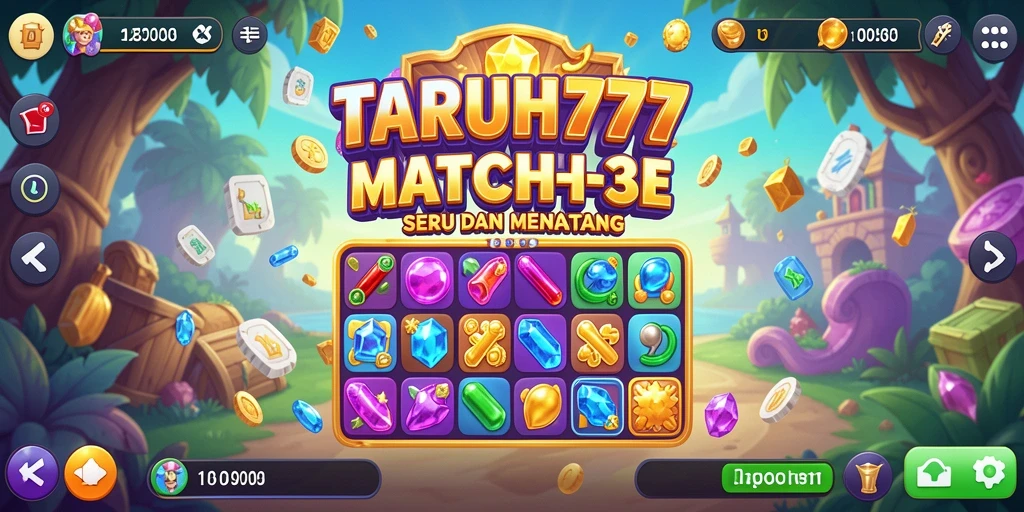 Screenshot TARUH777 menampilkan gameplay warna-warni yang menarik.
